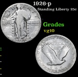 1926-p . . Standing Liberty Quarter 25c Grades vg+