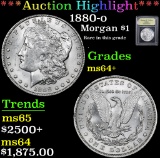 ***Auction Highlight*** 1880-o Morgan Dollar $1 Graded Choice+ Unc By USCG (fc)