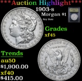 ***Auction Highlight*** 1903-s Key Date . Morgan Dollar $1 Graded xf+ By USCG (fc)