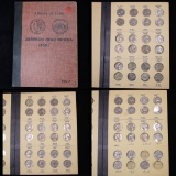 Near Complete Jefferson book 1938-1964, 69 coins . .