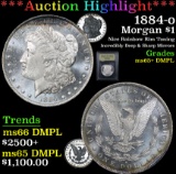 ***Auction Highlight*** 1884-o Morgan Dollar $1 Graded GEM+ DMPL By USCG (fc)