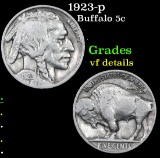 1923-p . . Buffalo Nickel 5c Grades vf details