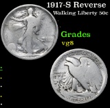 1917-S Reverse . . Walking Liberty Half Dollar 50c Grades vg, very good