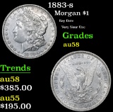 1883-s Key Date Very Near Unc Morgan Dollar $1 Grades Choice AU/BU Slider