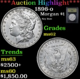 ***Auction Highlight*** 1896-o Key Date . Morgan Dollar $1 Graded Select Unc By USCG (fc)