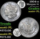 1904-o . Very Near Gem Morgan Dollar $1 Grades Choice Unc+ PL