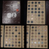 Starter Lincoln cent book 1909-1945 72 coins . .
