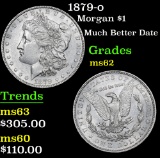 1879-o Much Better Date . Morgan Dollar $1 Grades Select Unc