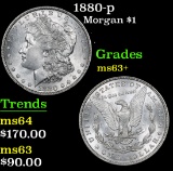 1880-p . . Morgan Dollar $1 Grades Select+ Unc