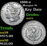 1896-o Key Date . Morgan Dollar $1 Grades Select AU