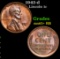 1942-d Lincoln Cent 1c Grades Gem+ Unc RB