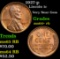 1927-p Lincoln Cent 1c Grades Choice+ Unc RB