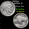 1918-p Buffalo Nickel 5c Grades vf details