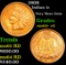 1908 Indian Cent 1c Grades Choice+ RD