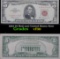 1963 $5 Red seal United States Note . . Grades vf++