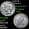 1927-d Peace Dollar $1 Grades Choice AU