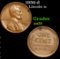 1956-d Lincoln Cent 1c Grades Select AU