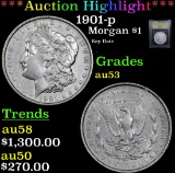 ***Auction Highlight*** 1901-p Morgan Dollar $1 Graded Select AU By USCG (fc)