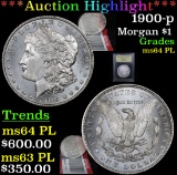 ***Auction Highlight*** 1900-p Morgan Dollar $1 Graded Choice Unc PL By USCG (fc)