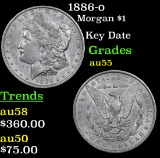 1886-o Morgan Dollar $1 Grades Choice AU