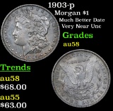 1903-p Morgan Dollar $1 Grades Choice AU/BU Slider