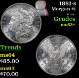 1881-s Morgan Dollar $1 Grades Select+ Unc