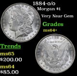 1884-o/o Morgan Dollar $1 Grades Choice+ Unc