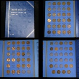 Partial Lincoln cent book 1941-1961 65 coins . .