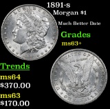 1891-s Morgan Dollar $1 Grades Select+ Unc