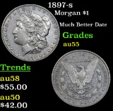 1897-s Morgan Dollar $1 Grades Choice AU
