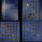 Partial Lincoln cent book 1941-1974 69 coins . . Grades