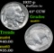 1937-p Buffalo Nickel 5c Grades Select+ Unc