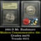 1991-d Mt. Rushmore . . Modern Commem Half Dollar 50c Grades ms70, Perfection