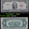 ***Star Note 1953B $2 Red Seal United States Note Grades vf+