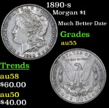 1890-s Morgan Dollar $1 Grades Choice AU