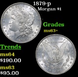 1879-p Morgan Dollar $1 Grades Select+ Unc