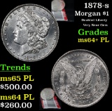 1878-s Morgan Dollar $1 Grades Choice Unc+ PL