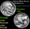 1924-d Mint Error Buffalo Nickel 5c Grades vf+