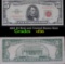 1963 $5 Red seal United States Note . . Grades vf++