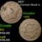 1817 Coronet Head Large Cent 1c Grades vg+