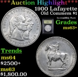 ***Auction Highlight*** 1900 Lafayette Lafayette Dollar $1 Graded Select+ Unc By USCG (fc)