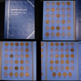 Partial Lincoln cent book 1909-1940 46 coins . . Roll 1c Grades