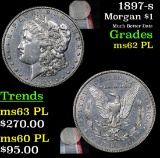 1897-s Morgan Dollar $1 Grades Select Unc PL