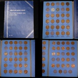 Partial Lincoln cent book 1941-1974 73 coins . . Roll 1c Grades