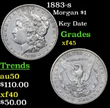 1883-s Morgan Dollar $1 Grades xf+