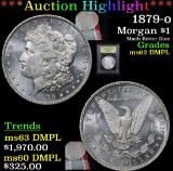 ***Auction Highlight*** 1879-o Morgan Dollar $1 Graded Select Unc DMPL By USCG (fc)