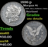 1896-p Morgan Dollar $1 Grades Unc Details