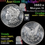 ***Auction Highlight*** 1882-s Morgan Dollar $1 Graded Select Unc+ DMPL By USCG (fc)