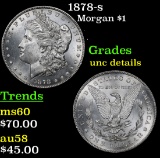 1878-s Morgan Dollar $1 Grades Unc Details