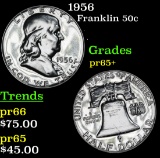 1956 Franklin Half Dollar 50c Grades GEM+ Proof